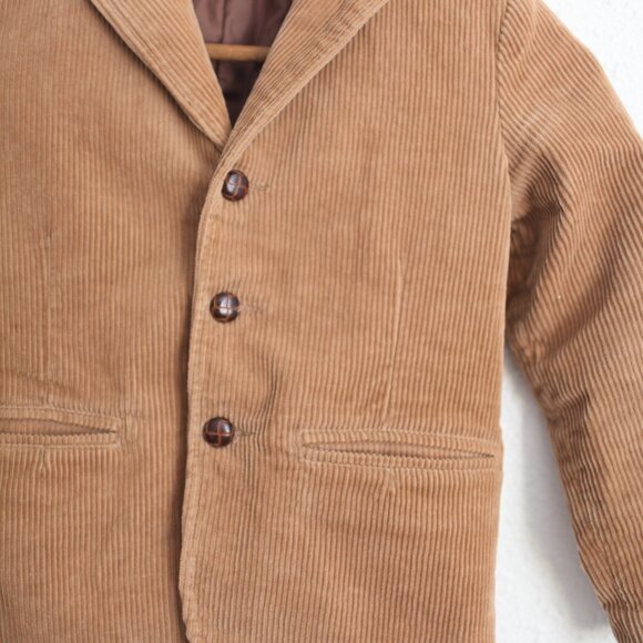 hope & henry tan corduroy button down blazer jacket kids 6 - Picture 2 of 6